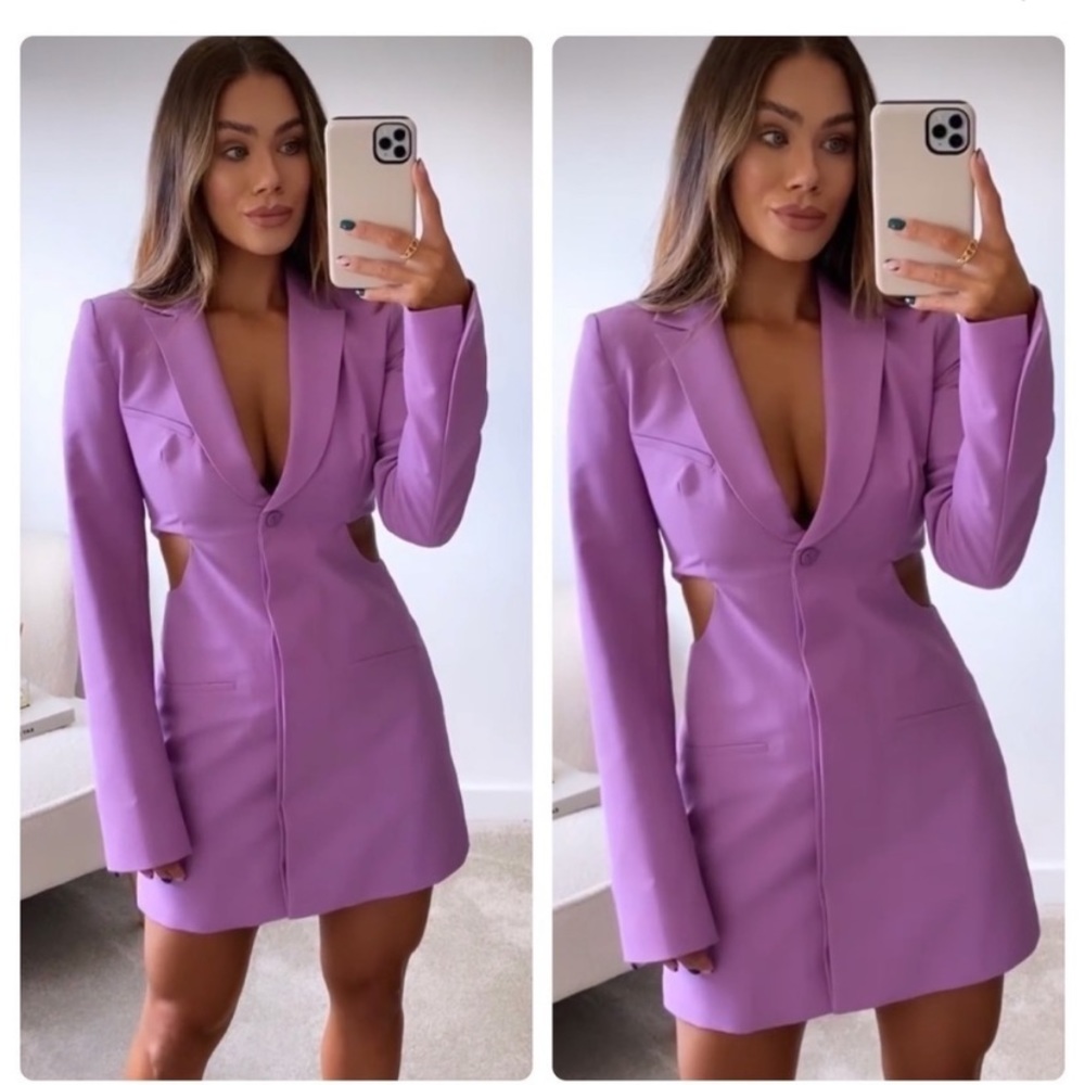 Zara cut out blazer dress